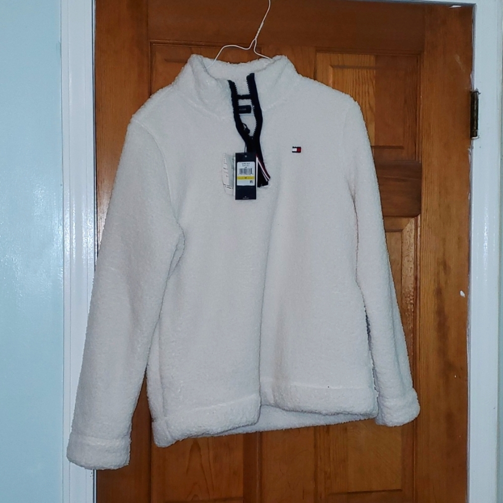 Tommy Hilfiger women's sherpa pull over